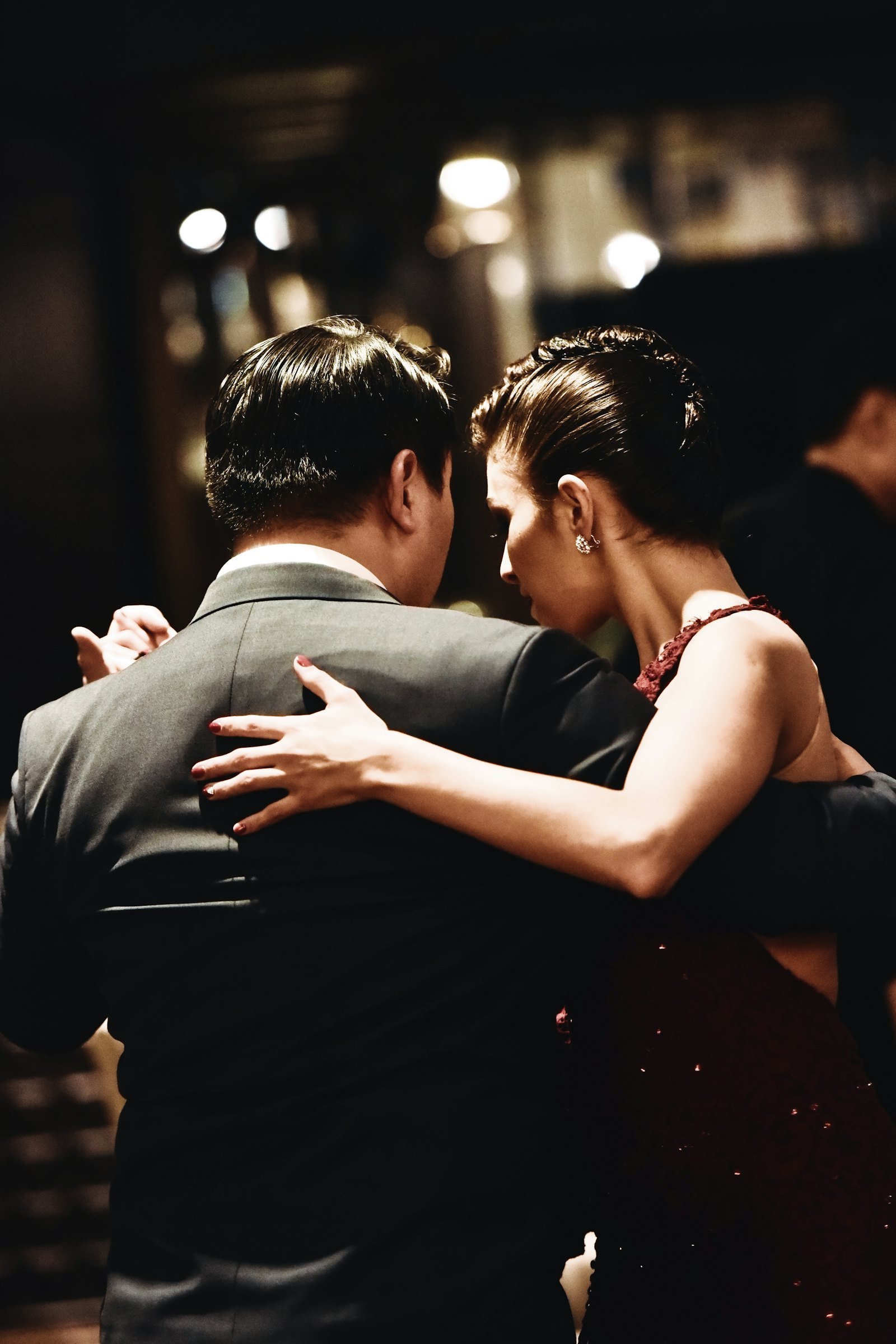 Couple de danse de salon